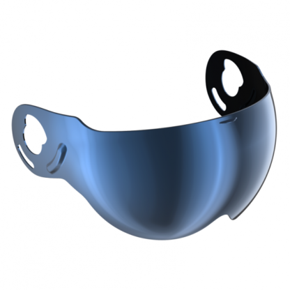 RO9 Boxxer Visor Iridium Blue